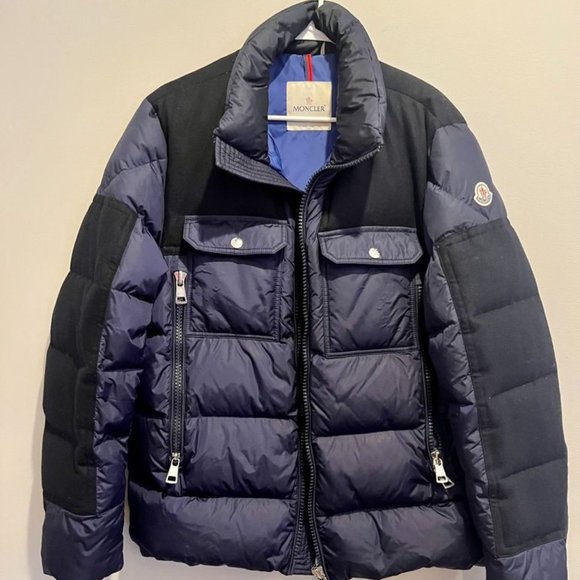 Mens Moncler Dimier Puffer Winter Jacket - Size 5 - Picture 1 of 12